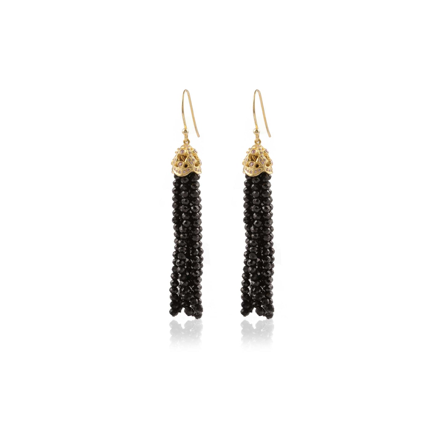 Stylish Stone Beads Siver Earring