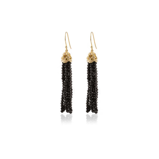 Stylish Stone Beads Siver Earring