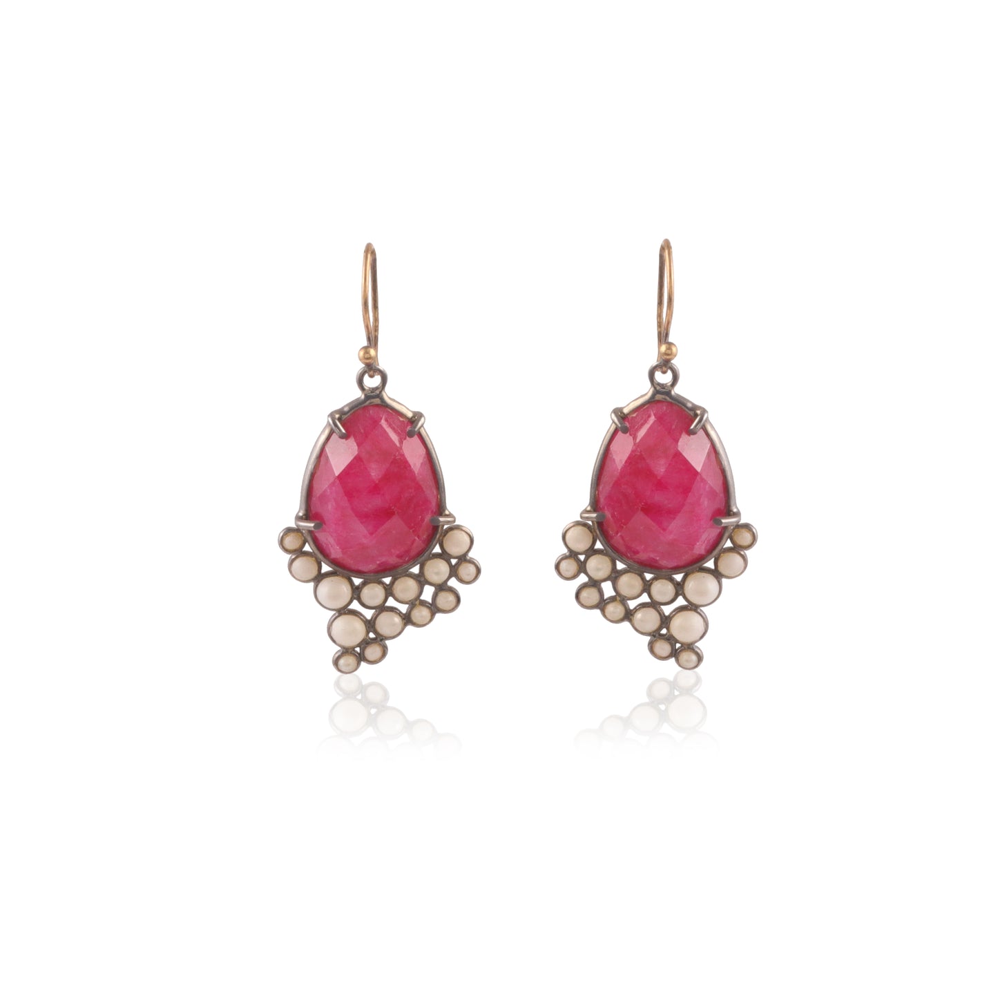 925 Silver Multi Gemstone Earring