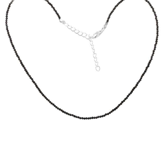 Beads Gemstone Necklace with 925 Sterling Silver
