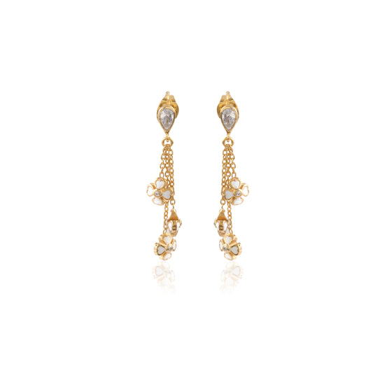 925 Silver Enamal Earring