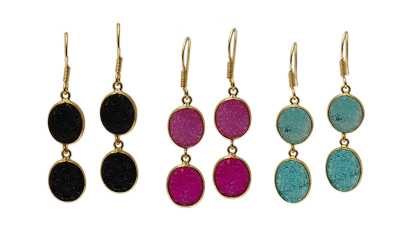 925 Silver stone Earring