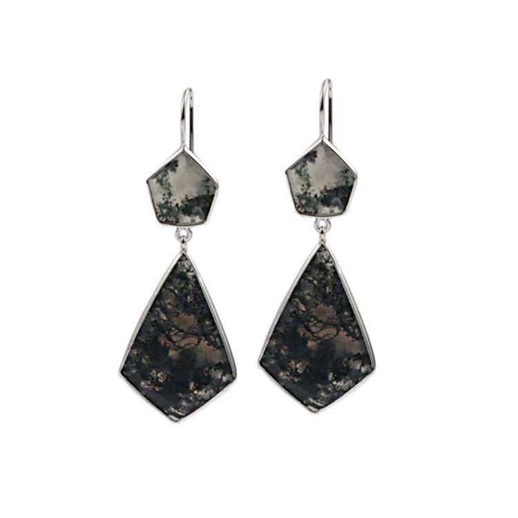 Modern Design Multi Gemstone  Earring Made with 925 Sterling Silver
