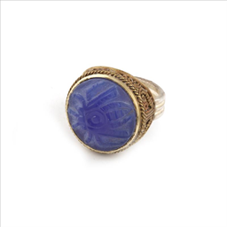 925 Sterling Silver Lapis Stone Silver Ring