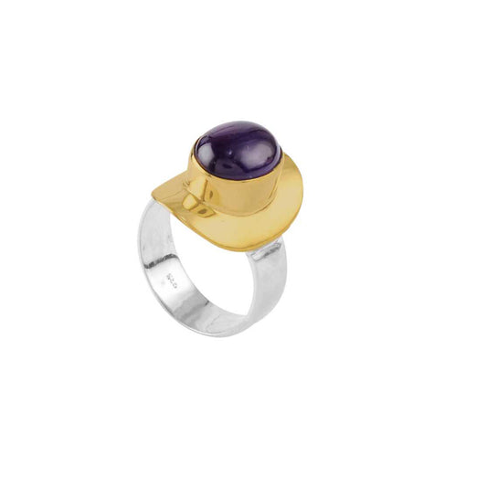 925 Sterling Silver  Single Stone Silver Ring
