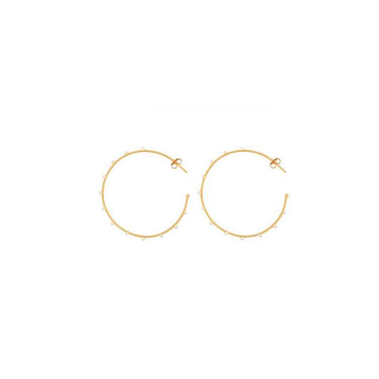 925 Silver Plain Hoop Earring