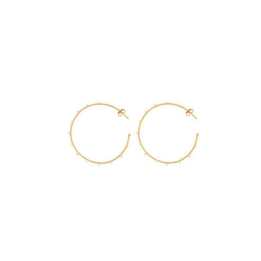 925 Silver Plain Hoop Earring