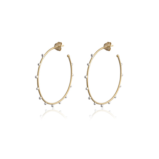 925 Silver Plain Hoop Earring