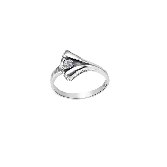 Snake Shape Gemstone Ring With 925 Sterling Silver