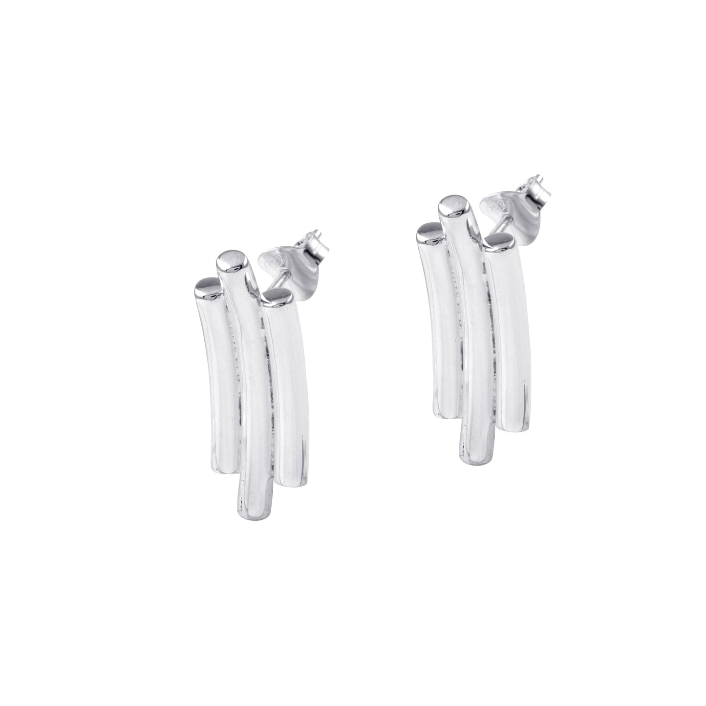 Ethnic Bar Shape Earring made with 925 Sterling Silver