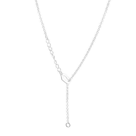 Elegant Silver Necklace with 925 Sterling Silver