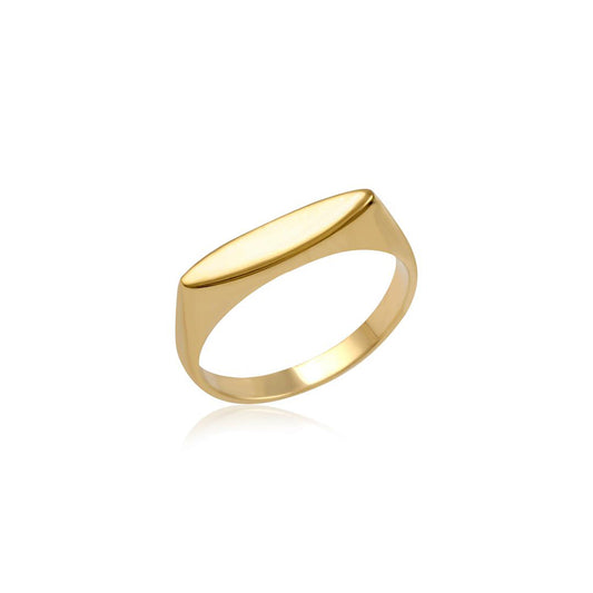 Plain Ring With Silver