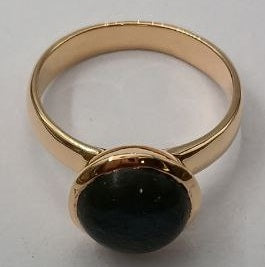 Silver Single Stone Ring