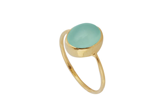 925 Sterling Silver Single Gem Stone Silver Ring
