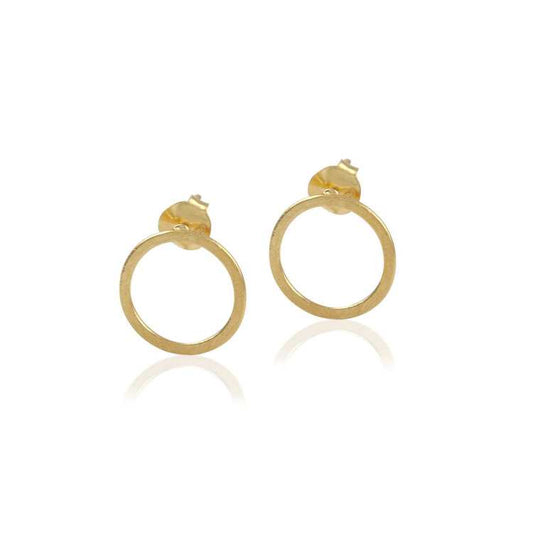 925 Silver Plain Hoop Earring