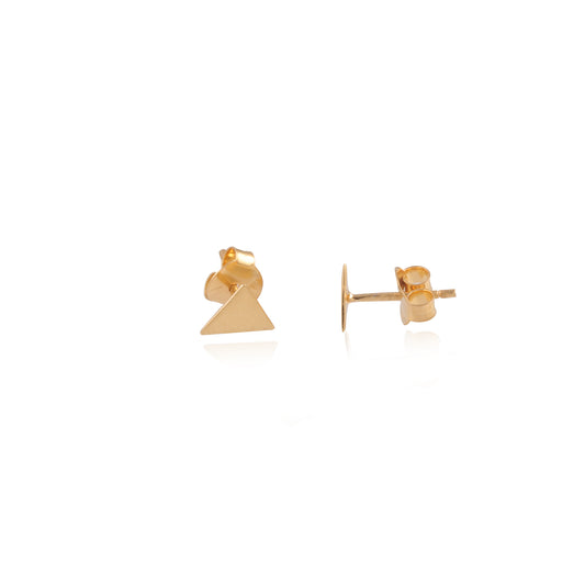 925 Silver Plain Studd Earring