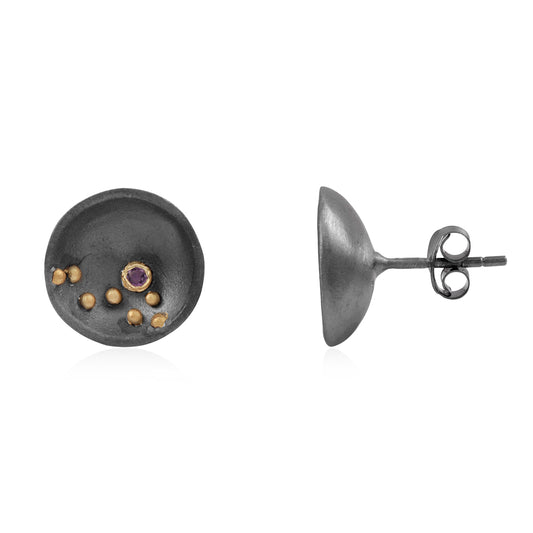 Stylish Gemstone Silver Earring made with 925 Sterling Silver