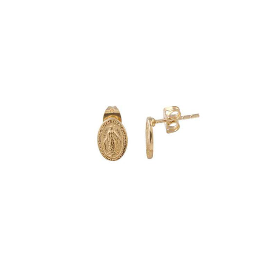 925 Silver Plain Studd Earring