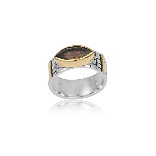 Ethnic Gemstone Silver Ring  made with 925 Sterling Silver
