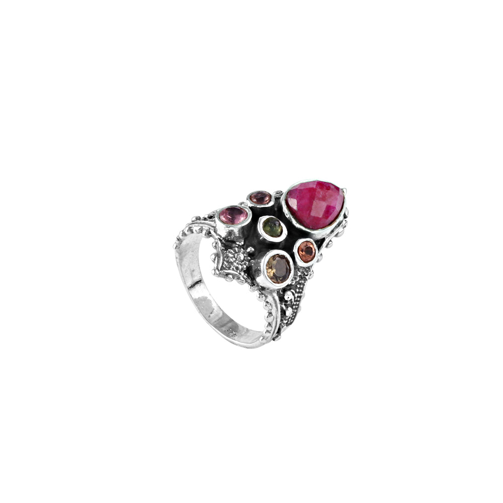 925 Sterling Silver Ethnic Silver Ring