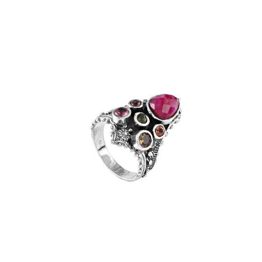 925 Sterling Silver Ethnic Silver Ring