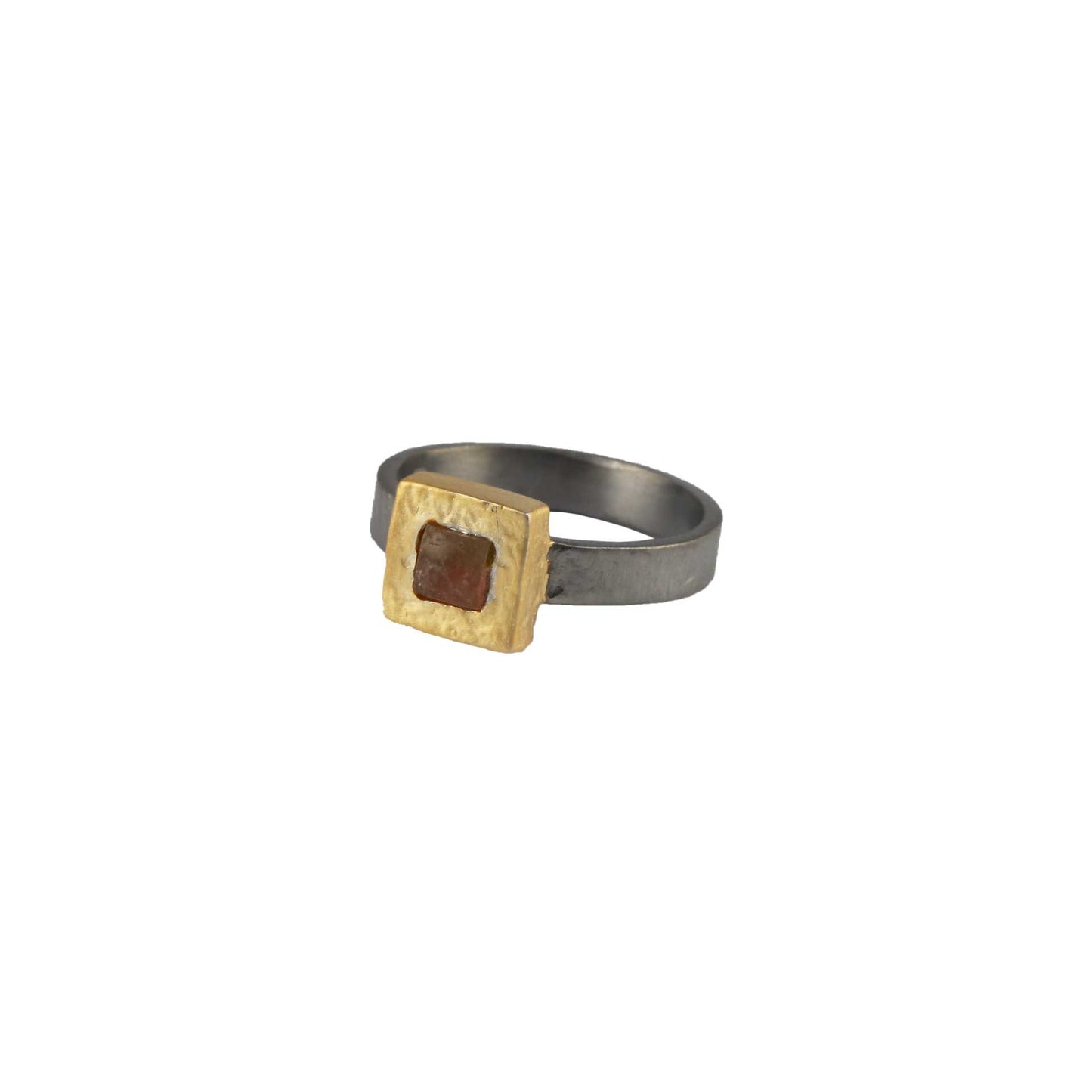 925 Sterling Silver Single Stone Silver Ring