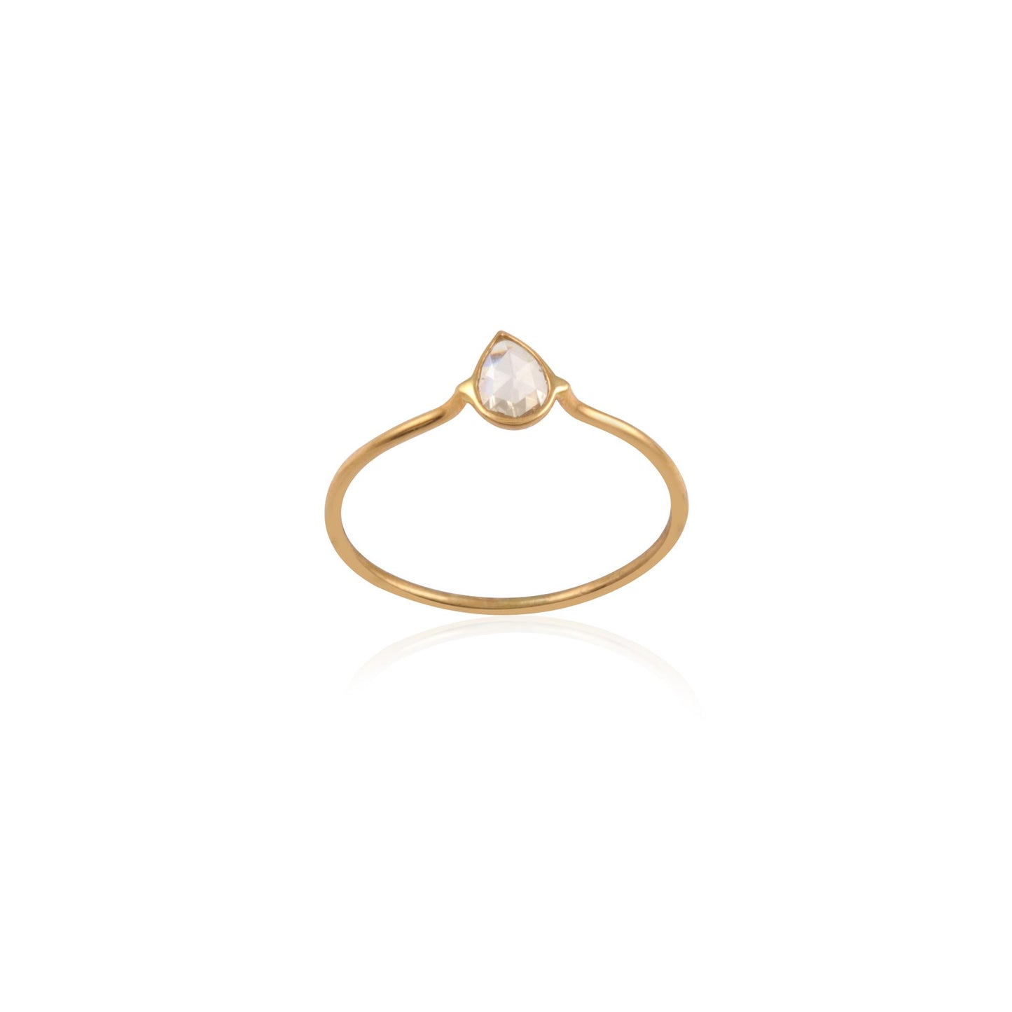 925 Sterling Silver Single Stone Silver Ring