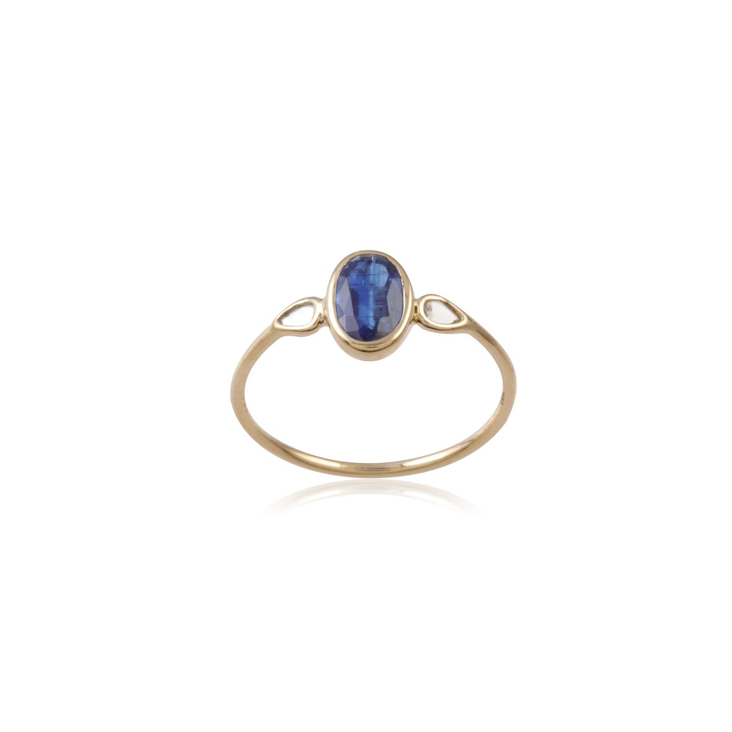 Elegant Gemstone Silver Ring with 925 Sterling Silver