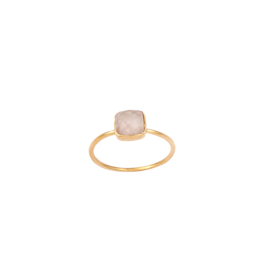 Silver Gemstone Ring