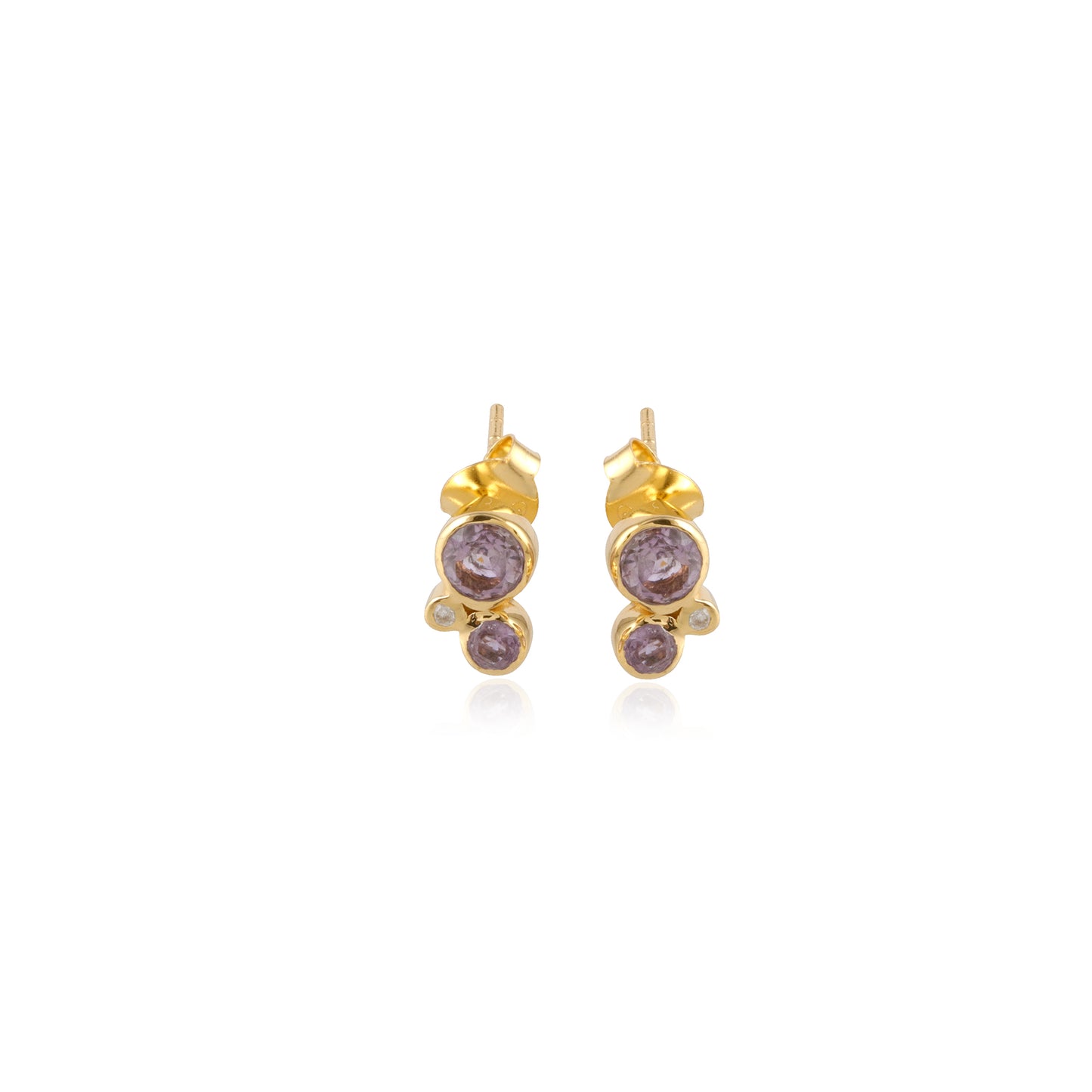 Elegant Multi Gemstone Earring made with 925 Sterling Silver