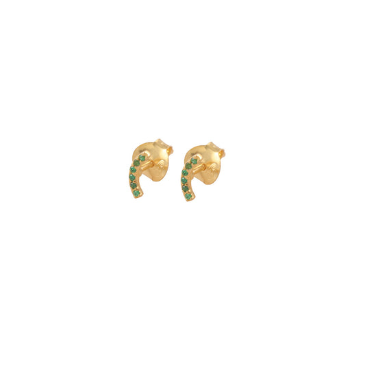 Multi Zircon Gemstone Silver Earring for Women