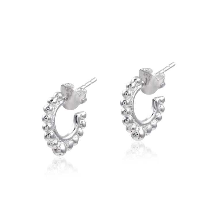 925 Silver Plain Stud Earring