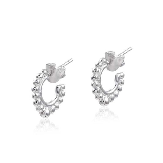 925 Silver Plain Stud Earring