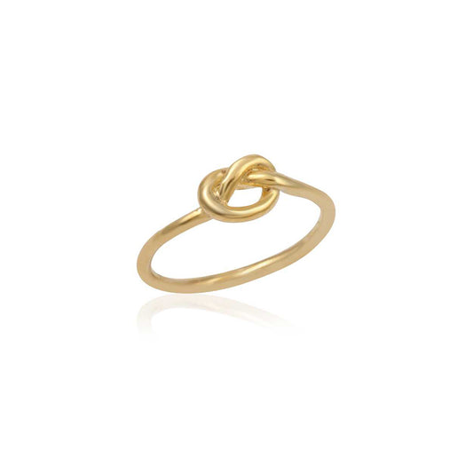 Plain Silver Knot Ring for Women's made with 925 Sterling Silver