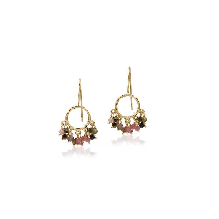 925 Silver Stone Beads Earring