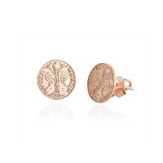 925 Silver Plain Studd Earring