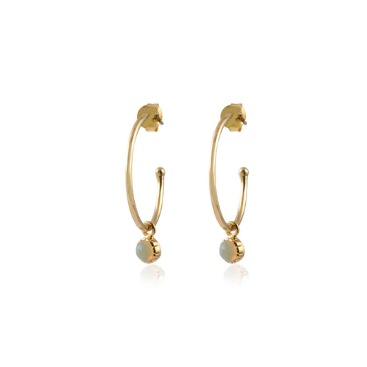 925 Silver stone  Earring