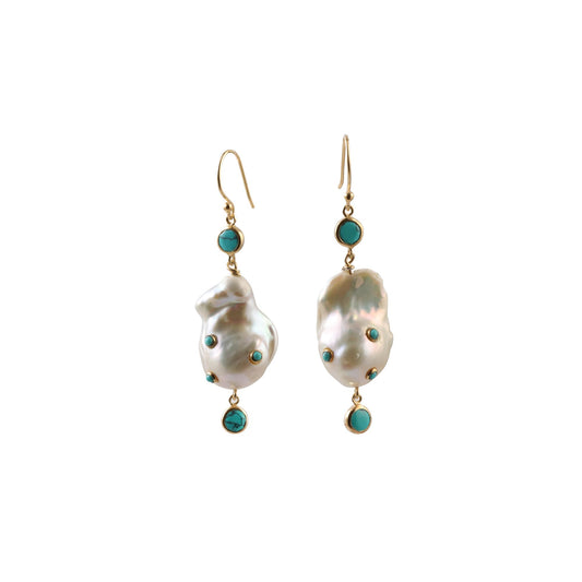 925 Silver Multi Gemstone Earring