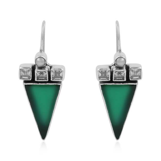 925 Silver Multi Gemstone Earring