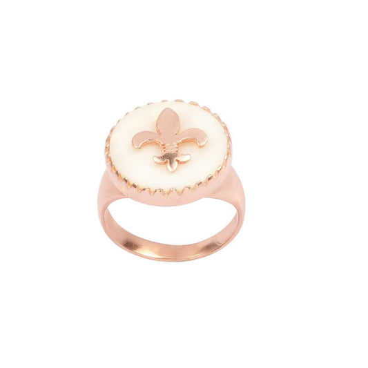 925 Sterling Silver Single Flat Stone Shiny Silver Ring