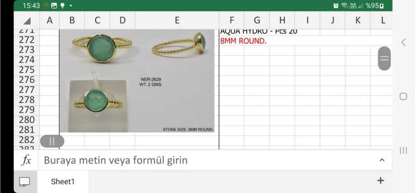 925 Sterling Silver Single Stone Silver Ring