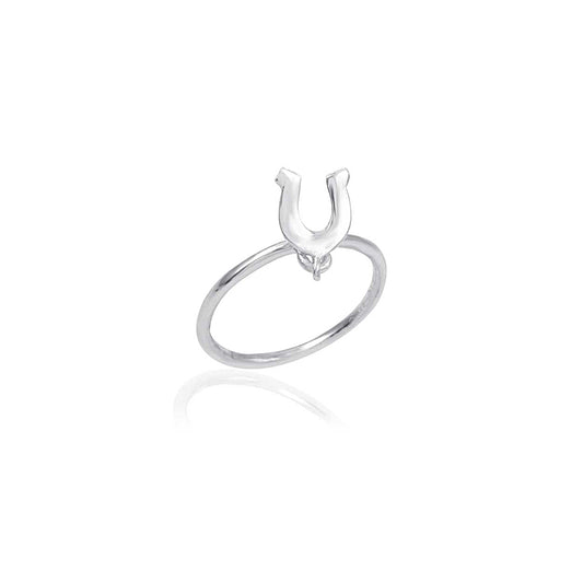 925 Sterling Silver Symbol Plain Silver Ring