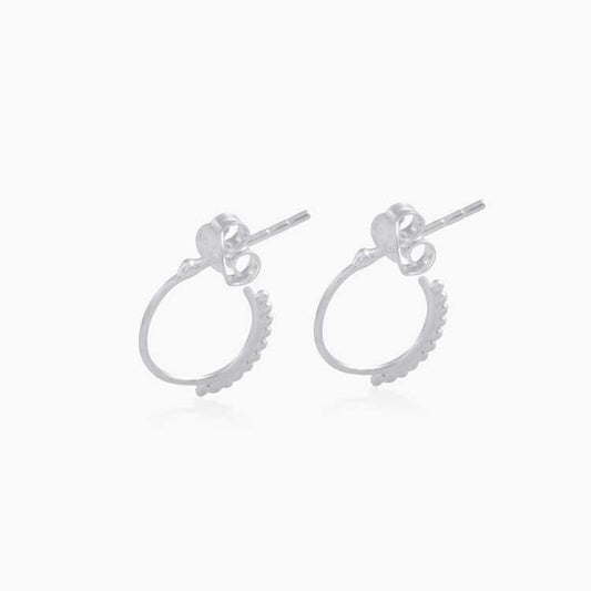 925 Silver Plain Stud Earring