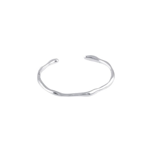 Plain Silver Bangle with 925 Sterling Silver
