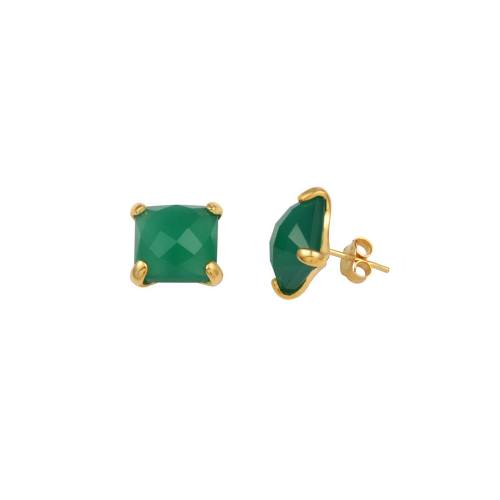 925 Silver Single Stone Ring Earring