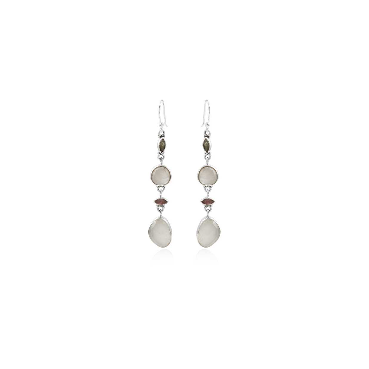 925 Silver stone Earring