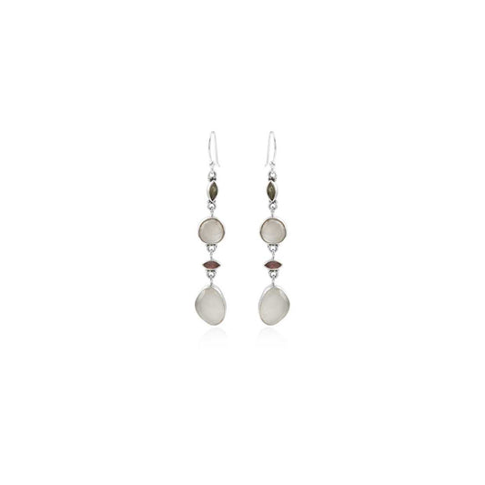 925 Silver stone Earring