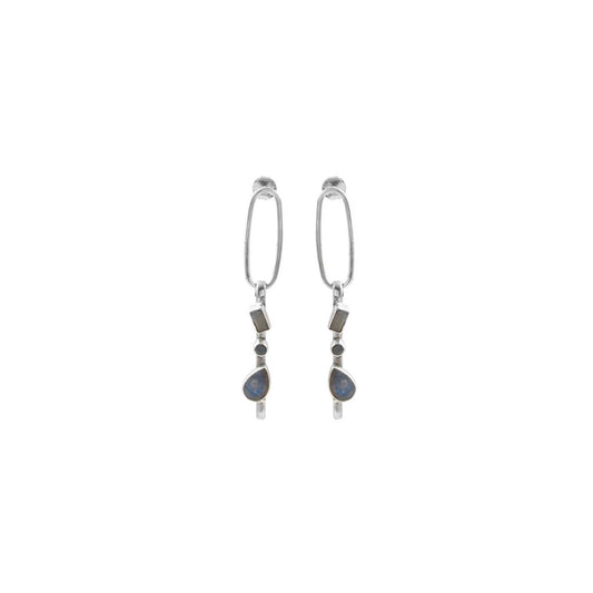 925 Multi stone Earring