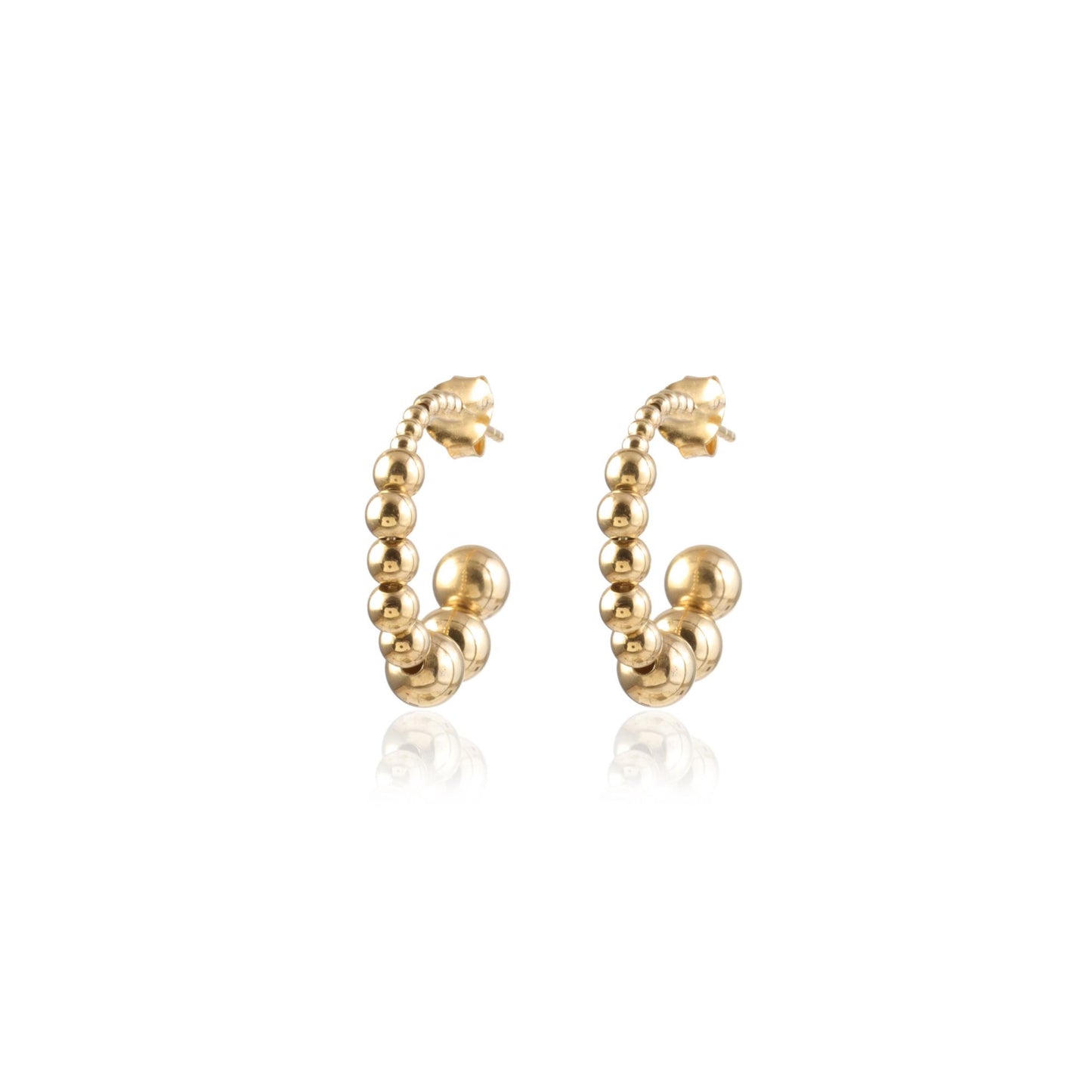 Modern Design Gold Platted Silver Earring for Women