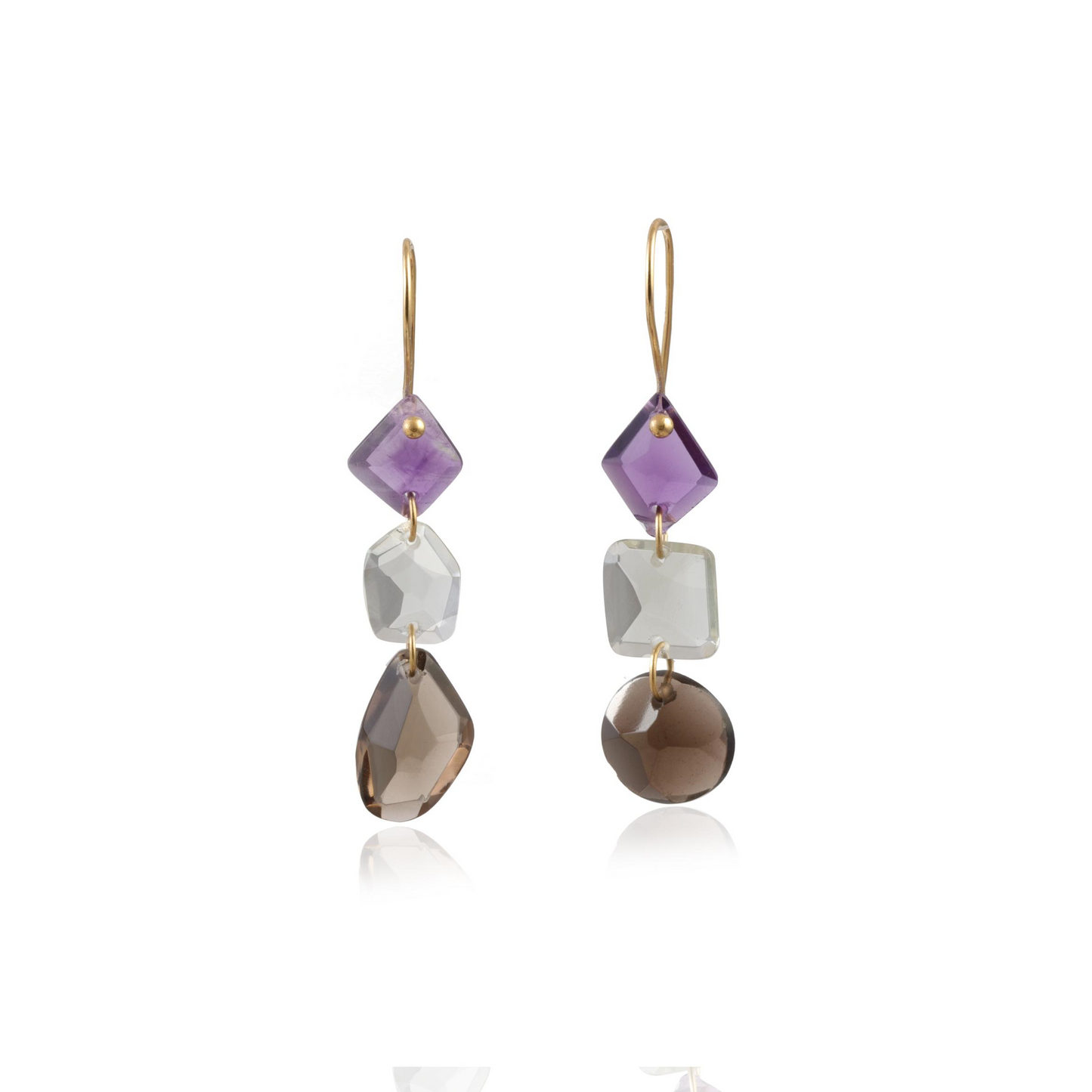925 Silver Multi Gemstone Earring